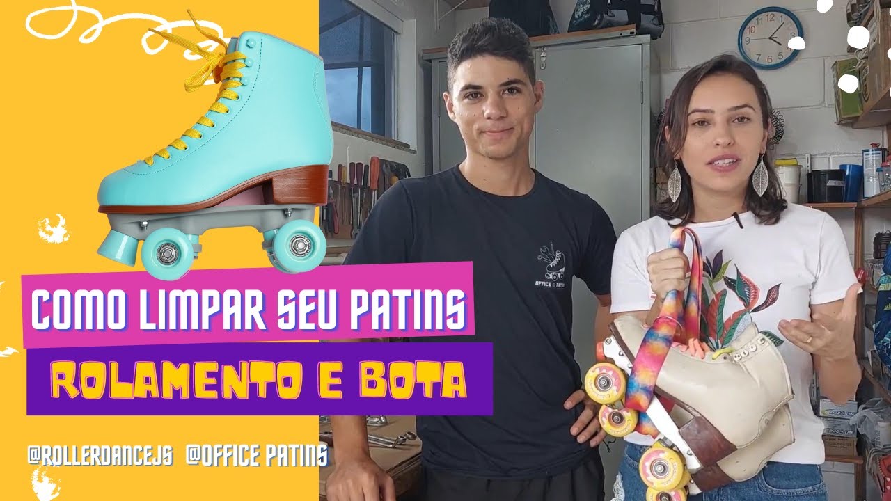 Como limpar o seu patins quad - Limpeza de rolamento e bota #patins
