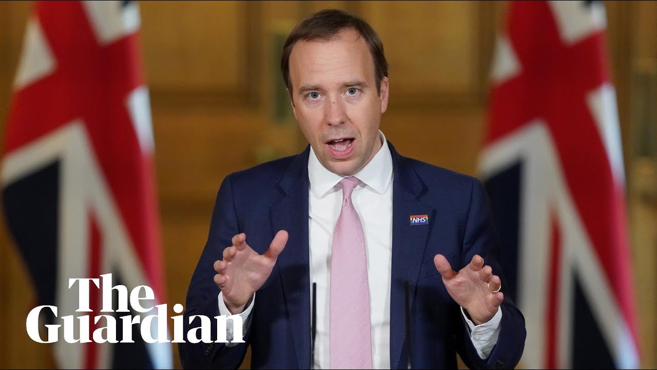 Coronavirus: Matt Hancock holds UK daily briefing &ndash; watch in full