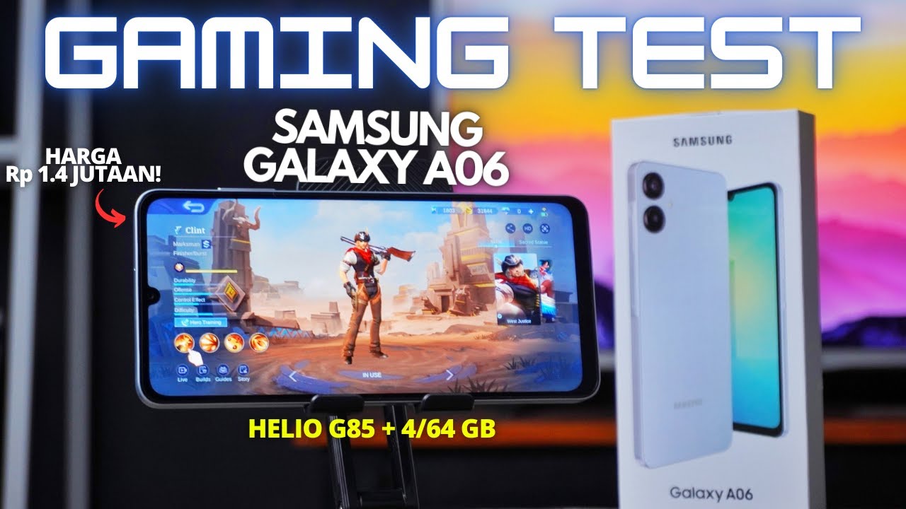 GAMING TEST Samsung Galaxy A06 4/64 Indonesia, Seri Paling Terjangkau Bisa Buat GAMING?