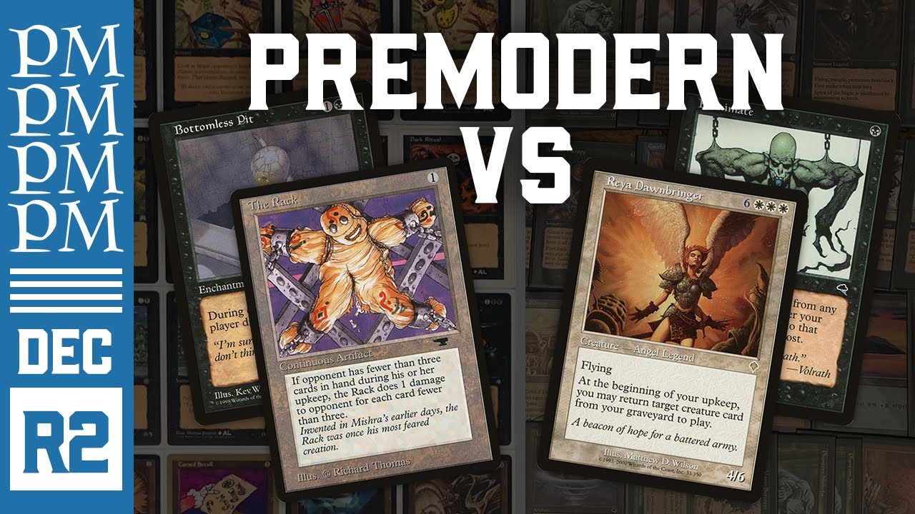 Pit Rack против Reanimator — турнир Premodern MTG — раунд 2
