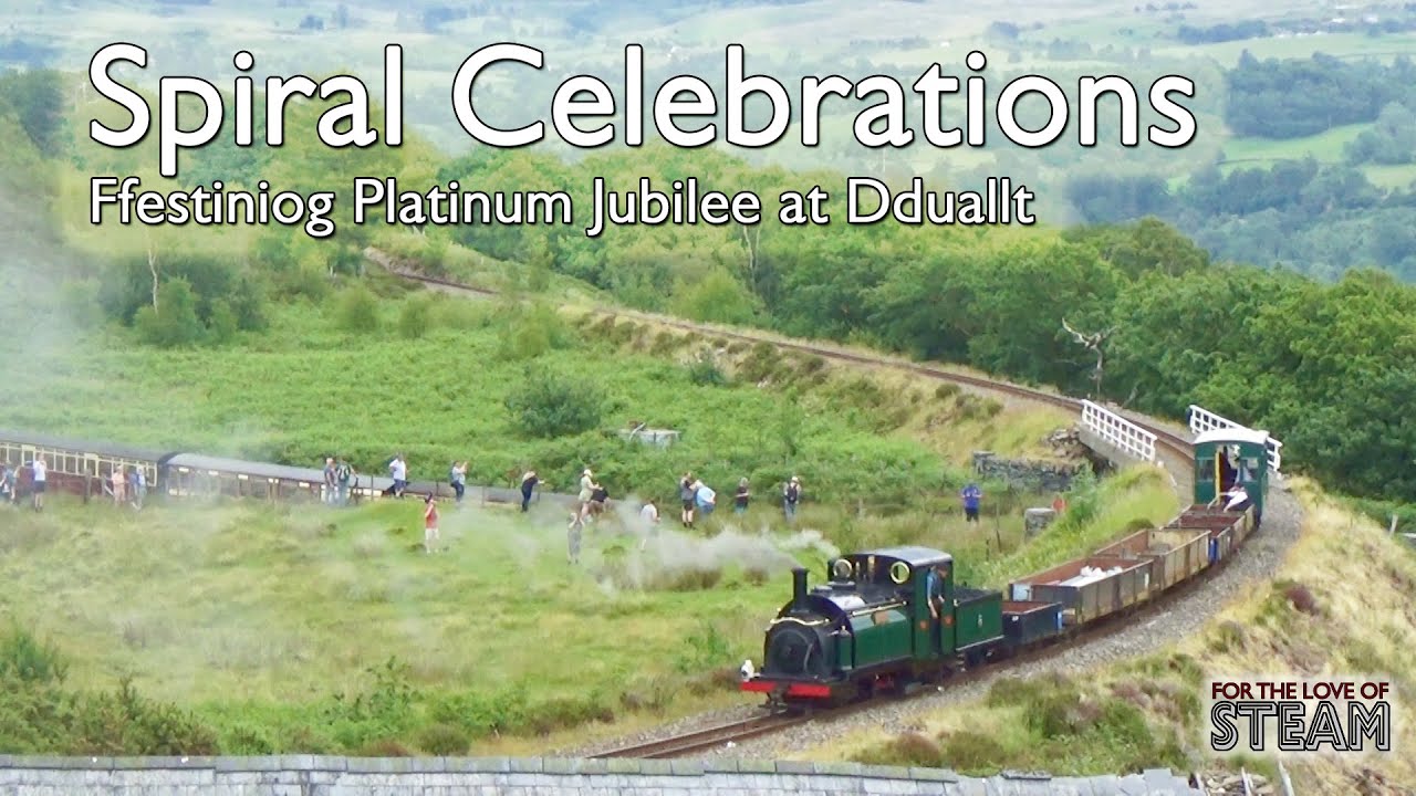 Spiral Celebrations: Fun at Dduallt Ffestiniog Railway Platinum Jubilee