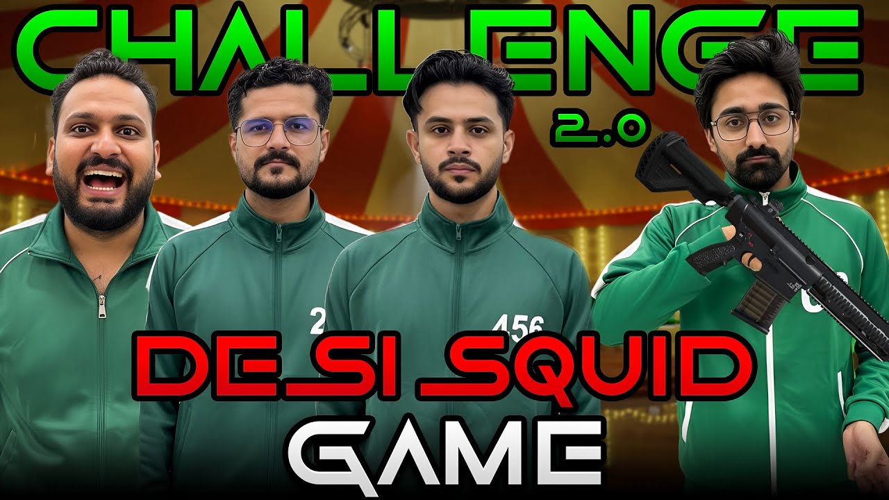 Desi Squid Game Part 2 With New Challenges😂 || Bohat Funny Hai Must Watch 