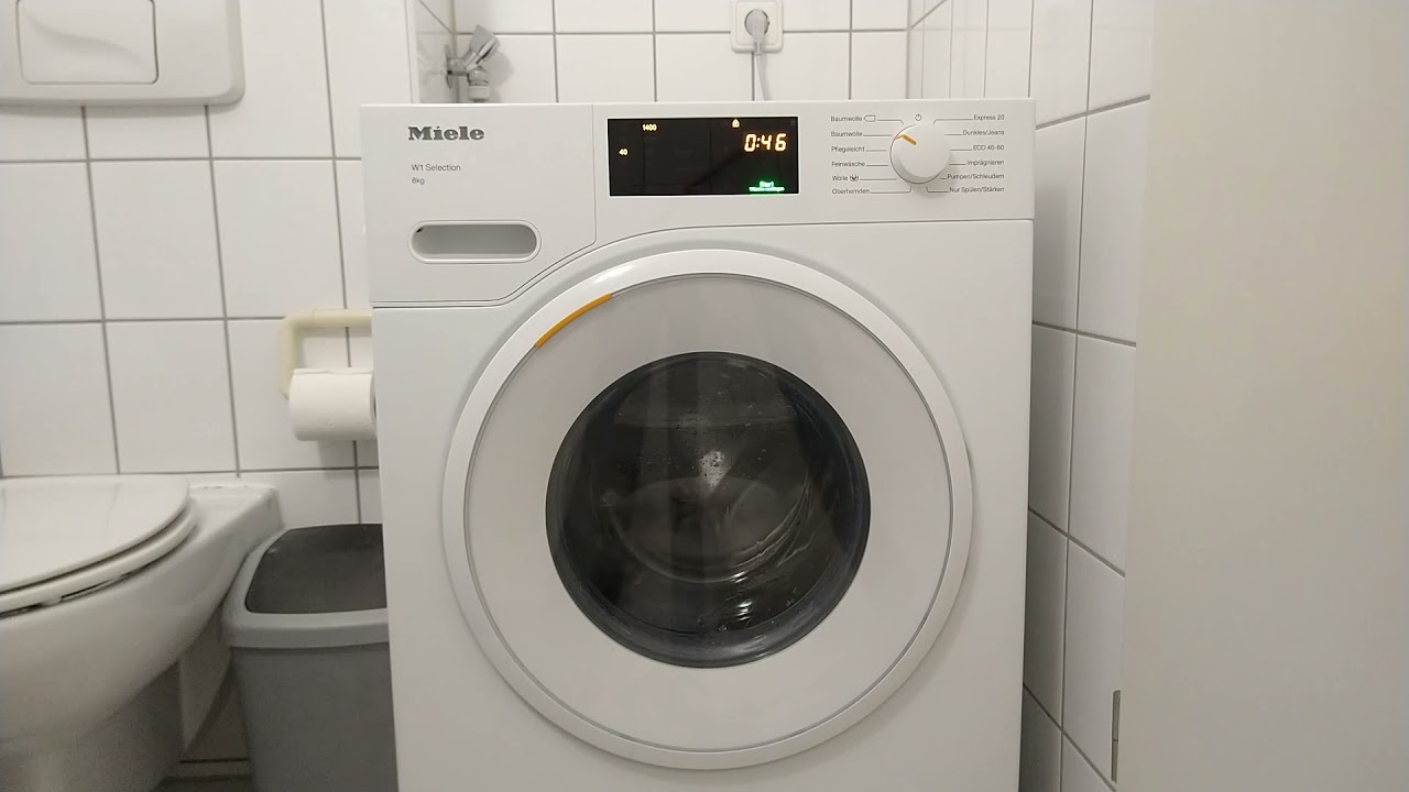 Miele WSD123 - Initial Calibration Program