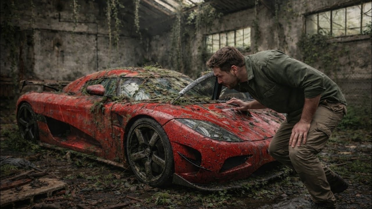 I Found Koenigsegg in abandoned warehouse#koenigsegg #restoration 