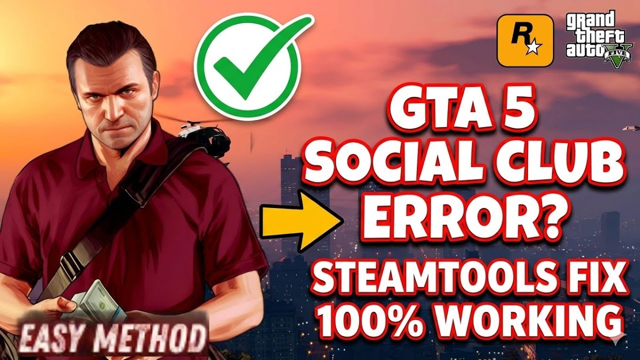 Bypass GTA V Rockstar Enhanced Version Social Club  | 100% Working Method | Steamtools