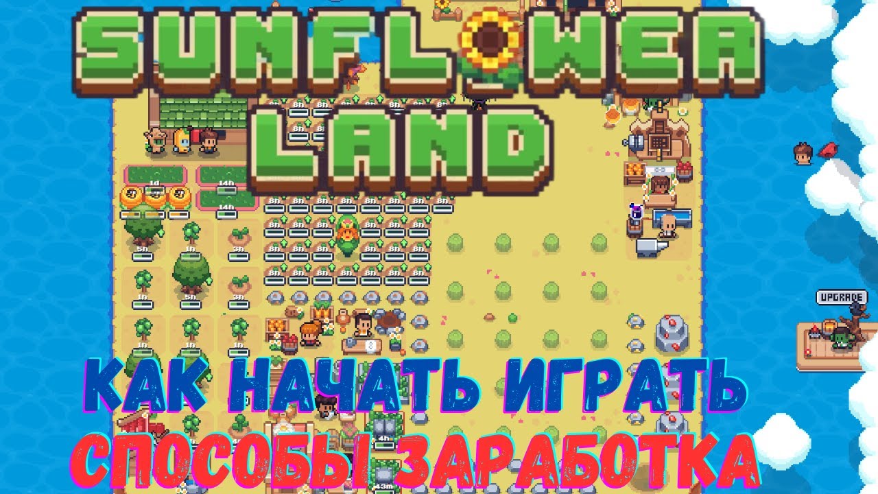 Sunflower Land - как начать играть, несколько способов заработка, ажиотаж вокруг игры.