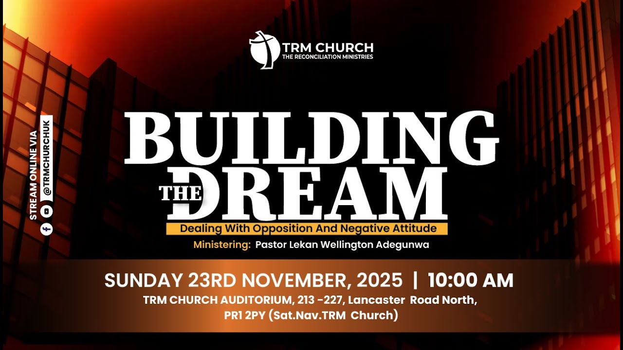 Building the Dream: Dealing with Opposition & Negative Attitude (Part 3) - Lekan Wellington Adegunwa