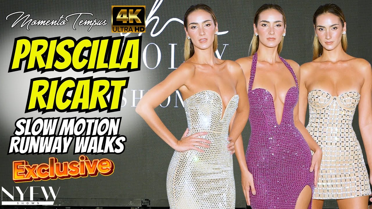 Priscilla Ricart SLOW MOTION Runway Walks / Oh Polly / 4K