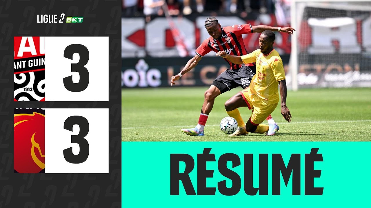 EN AVANT GUINGAMP - LE MANS FC (3-3) - 1ère journée - Ligue 2 BKT 25/26
