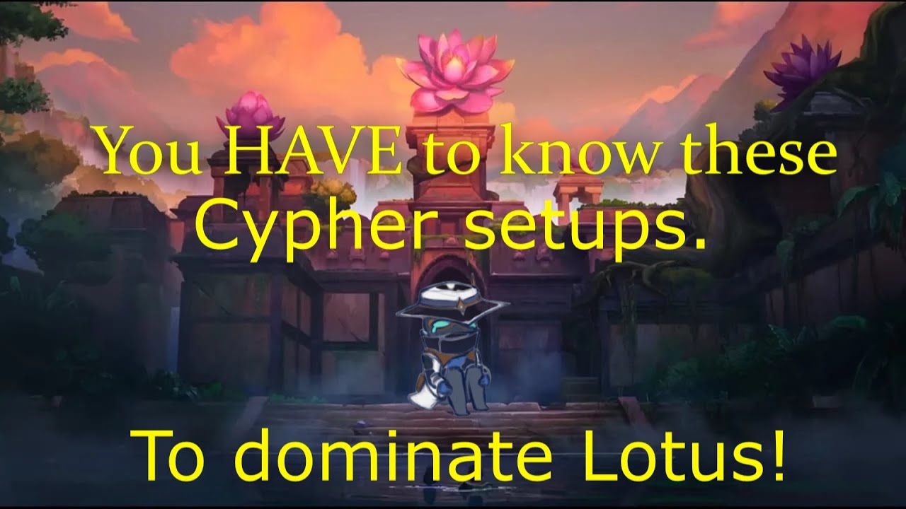 5 MUST know Cypher Setups on Lotus! | Valorant