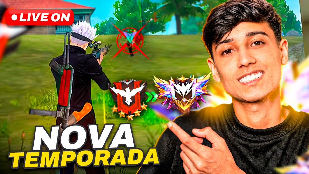 A NOVA TEMPORADA CHEGOU NO FREE FIRE ! 💚 LOUD BAK FREE FIRE LIVE