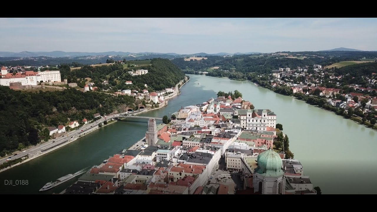 Passau von Oben in 4K (DJI MavicPro)