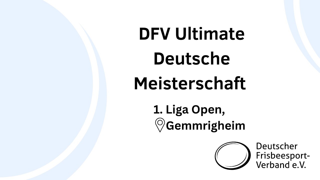 Open-DM 2026 | Samstag Hässliche Erdferkel Marburg - Frizzly Bears Aachen
