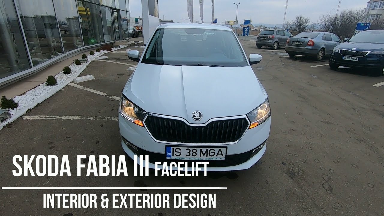 Skoda Fabia III Facelift 1.0 TSI Interior & Exterior Design