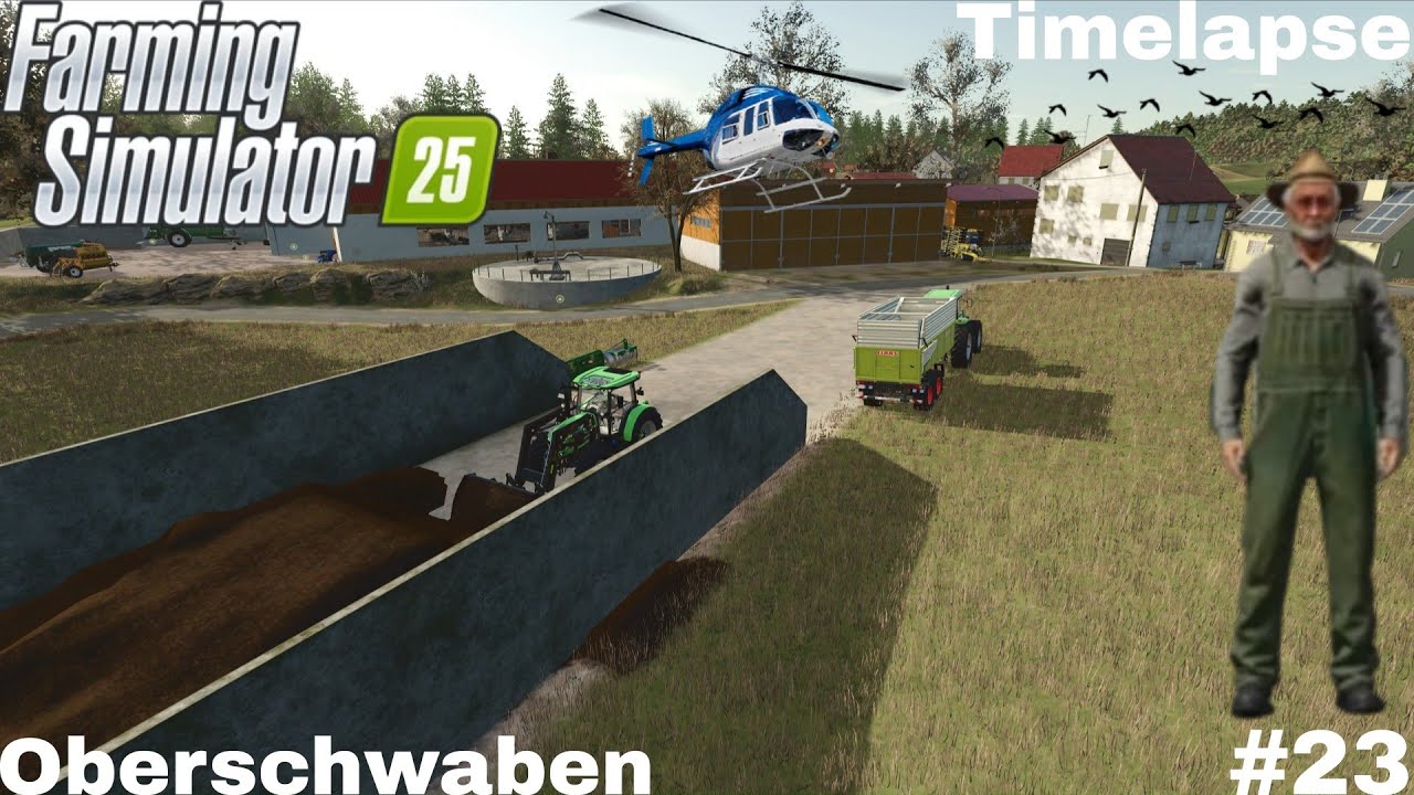 CULTIVATION, PULVÉRISER & VENDRE L'ENSILAGE DU SILO 🔥🚜 | Farming Simulator 25 | Oberschwaben Ép23