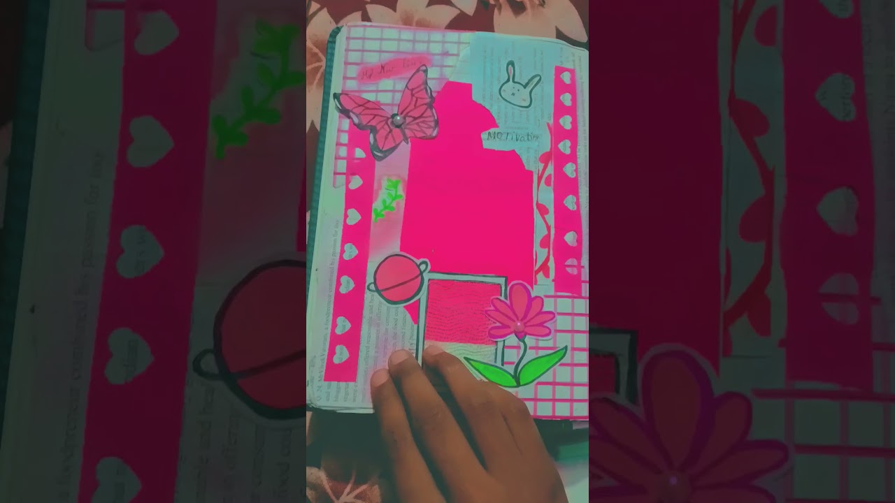 all type of journalling purple vintage and pink in beats 43
