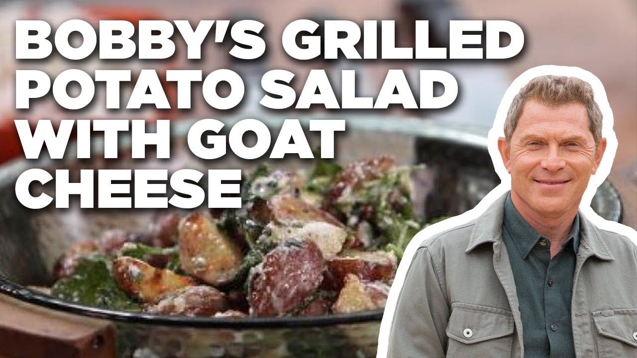 Bobby Flay's Grilled Potato Salad with Goat Cheese | Bobby Flay's Barbecue Addiction | Food Network