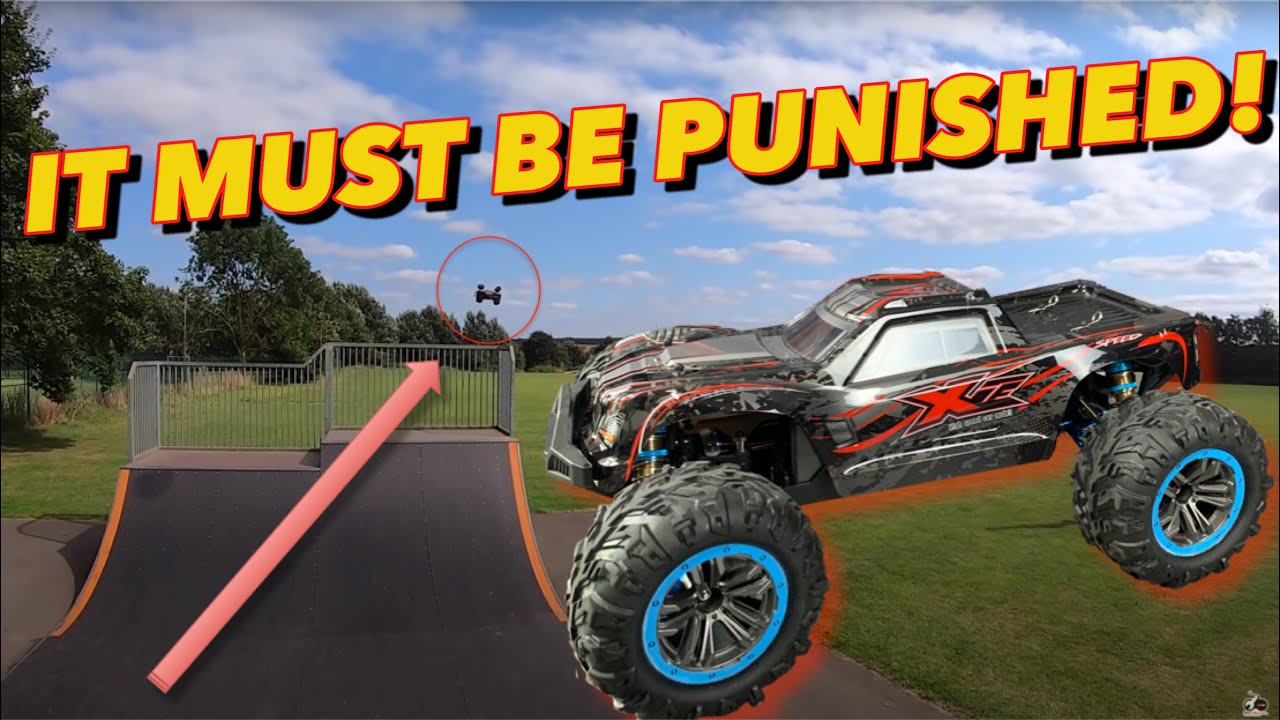 A Fundamental Design Flaw!  The New £169 $228 Brushless XLF F22A 1/10th Basher RC. (WE PUNISH IT)