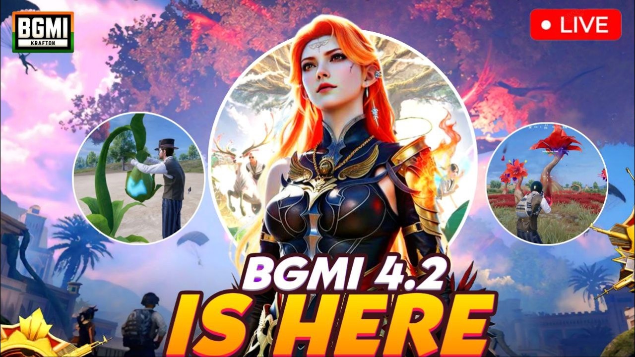 NEW UPDATE 4.2 IS HERE | BGMI LIVE 🔥 #bgmi #pubg  #gta5 #bgmilive