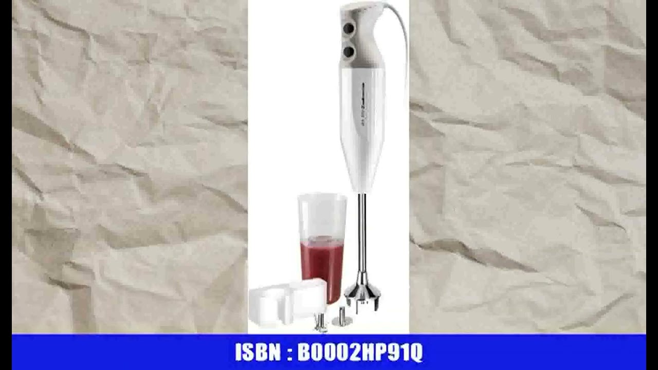 ESGE-Zauberstab M 122 S, Stabmixer weiÃŸ, mit ZubehÃ¶r, bis 14.000 U/Min, 90310