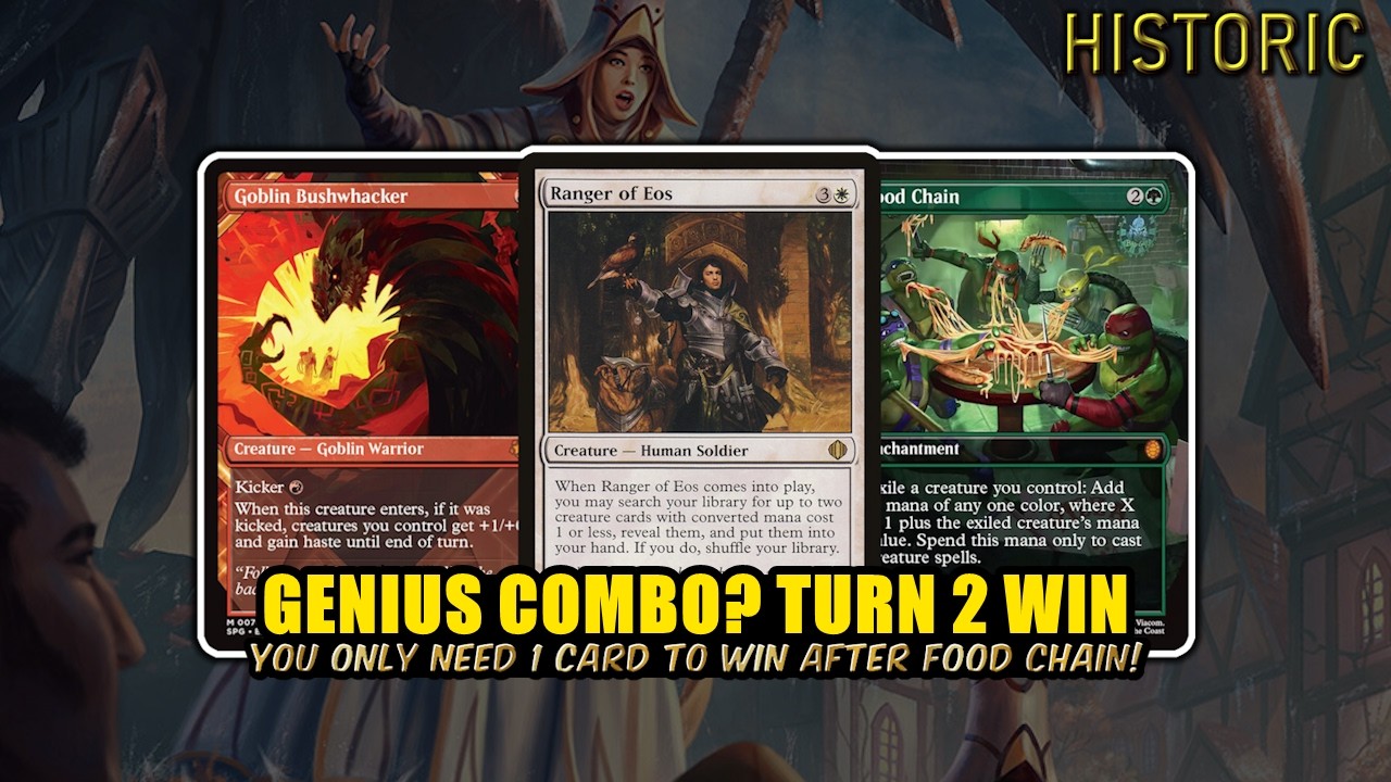 Historic Is Now A Turn 2 Format? Time For Ban? | New Food Chain Combo | Historic BO3 | MTG Arena