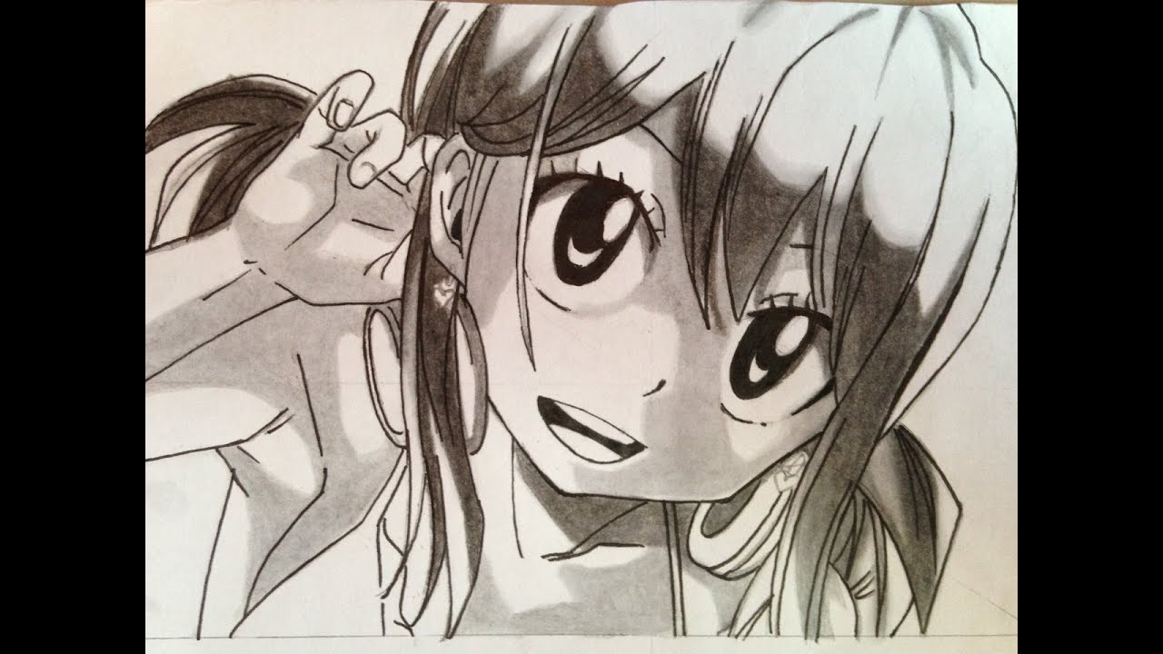 how to draw Lucy (Fairy Tail)