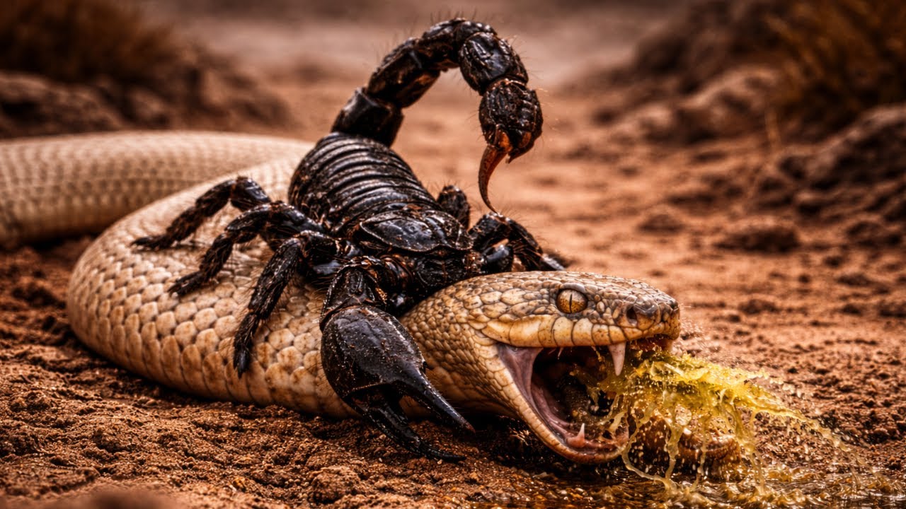 2 Animales SALVAJES Que NO Temen La BATALLA. ESCORPION VS COBRA REAL