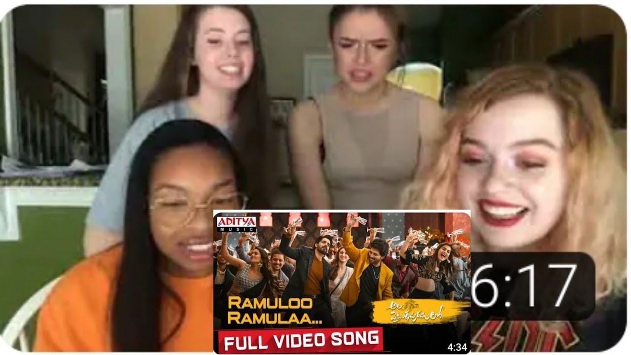 RAMULOO RAMULAA VIDEO SONG REACTION