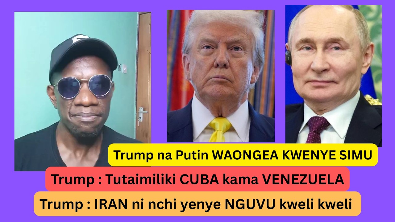 Trump na Putin waongea kwenye simu , Marekani bado waitaka CUBA .