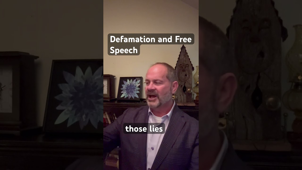 Defamation vs Free Speech #loopholelawyer #defamation #freespeech #lawyer #attorney