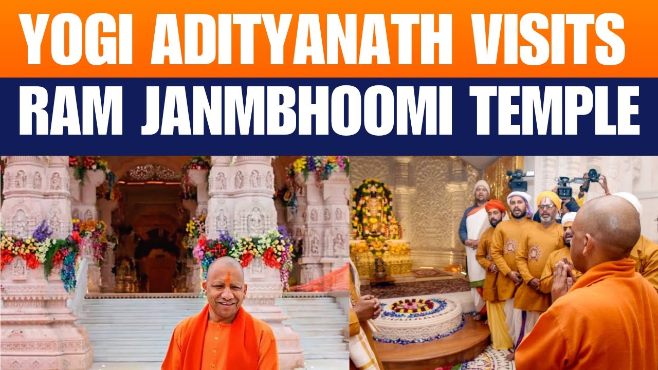 Uttar Pradesh CM Yogi Adityanath Offers Prayers at Shri Ram Janmbhoomi Temple in Ayodhya | News9