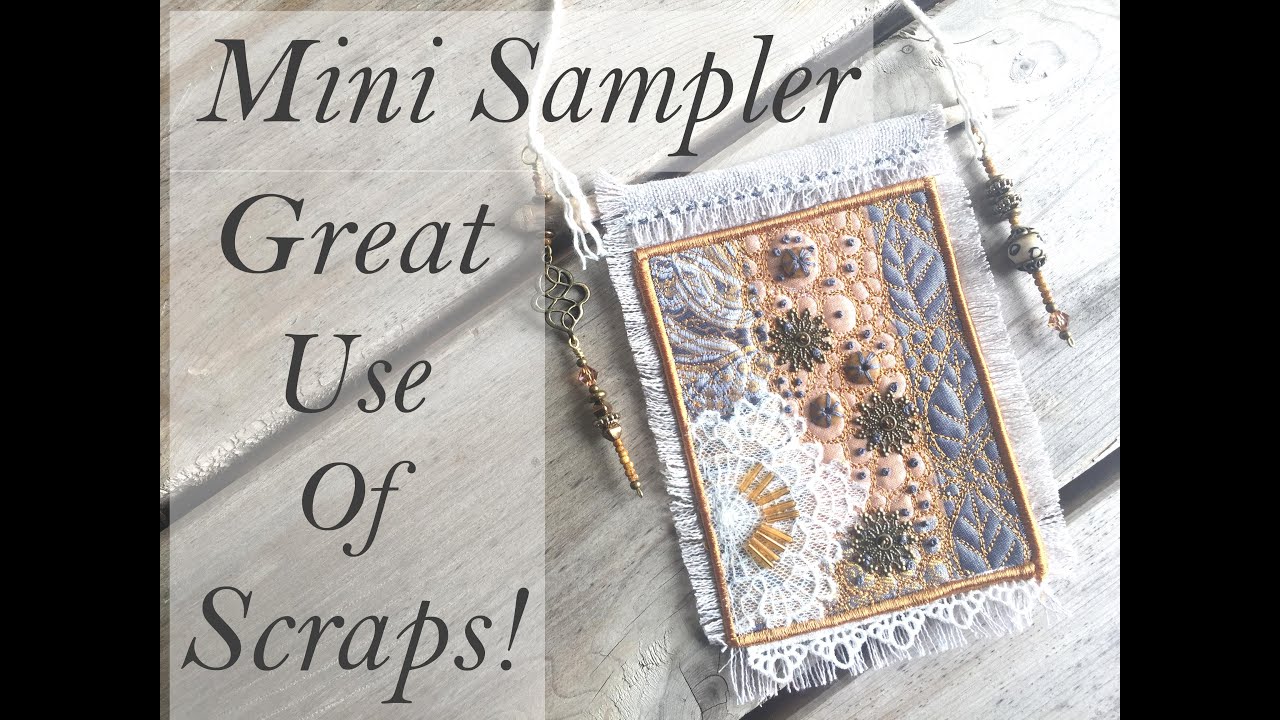 Use more of your scraps and practice your free motion quilting in this Mini Sampler!