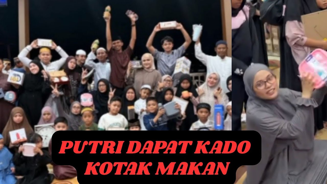 Keseruan Acara Tukar Menukar Kado di Keluarga Putri - Azis
