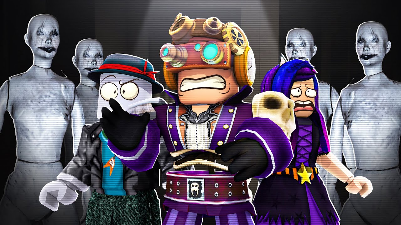 SCAPPIAMO DALL'UOMO COL CAPPELLO SU ROBLOX HORROR CON ANNA CICO E ALEX!