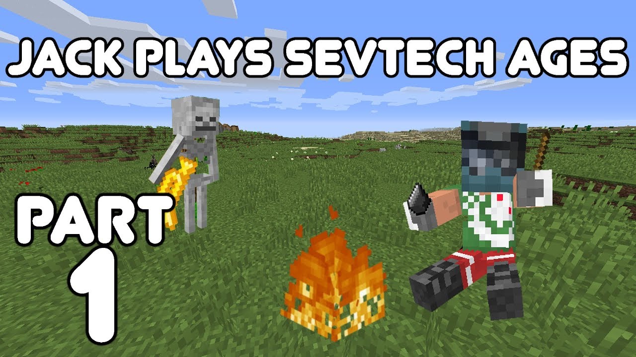 Let's Begin! Jack plays Minecraft: SevTech Ages Part 1