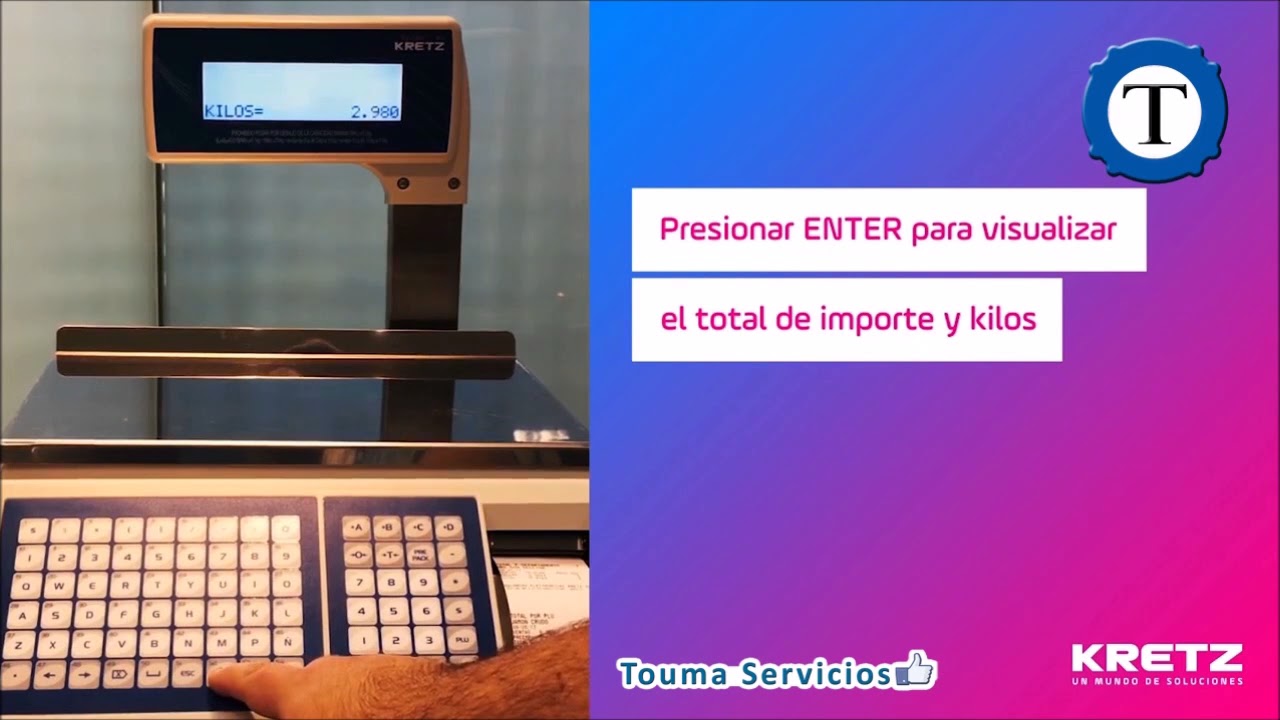 Reporte Totales de Venta balanza KRETZ REPORT NX