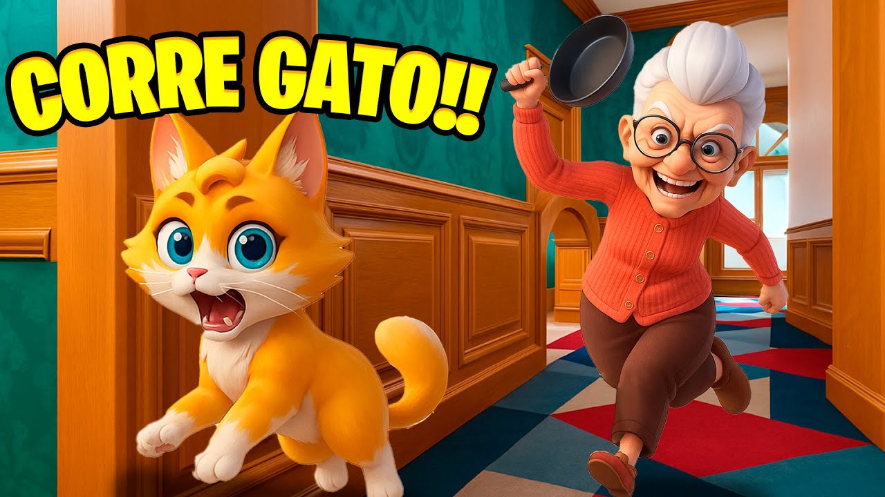 ¡las MAYORES LOCURAS de la ABUELITA y el GATO! 🔥 I AM CAT VR