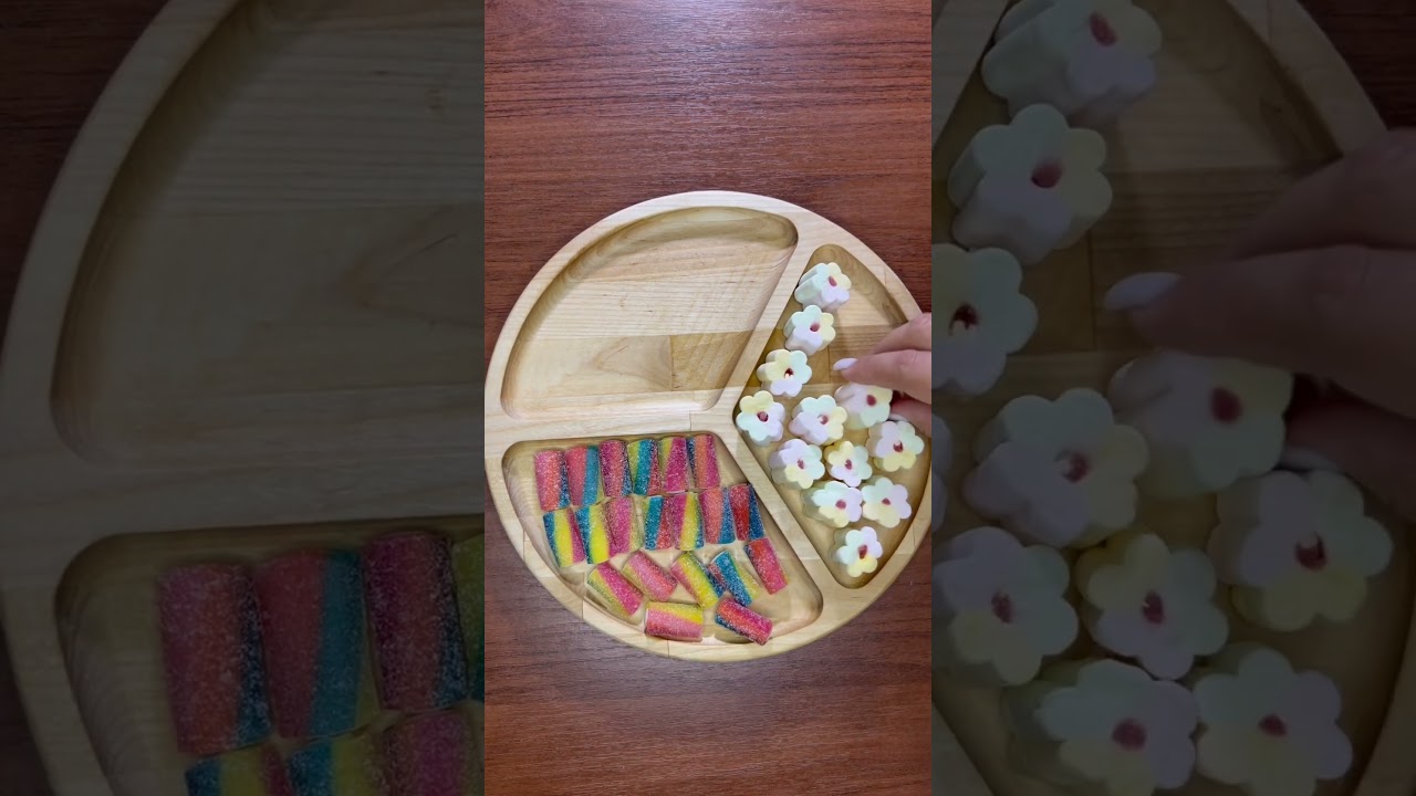 Filling platter with sweets | asmr #shorts #asmr #shortsvideo #relaxing #sweet