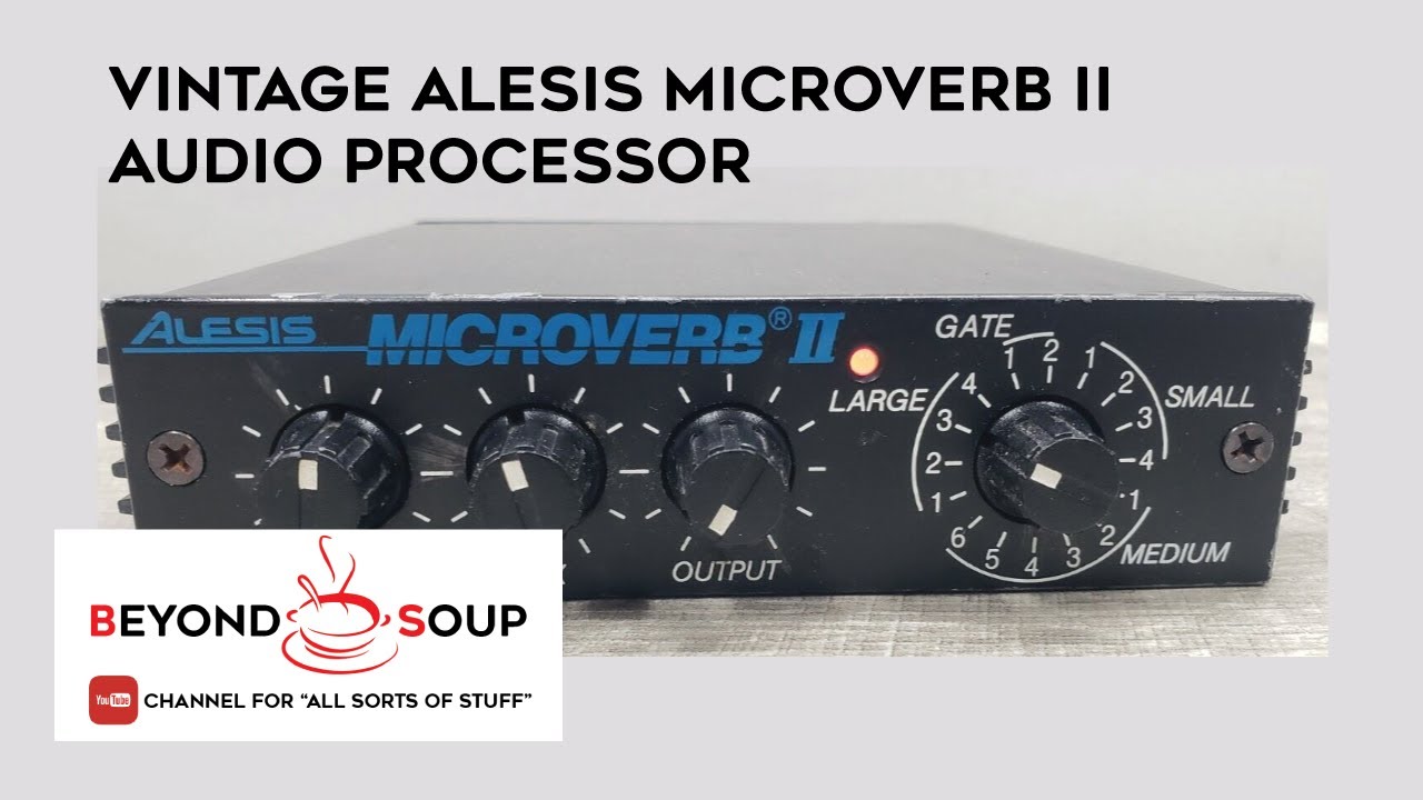 Vintage Alesis Microverb II Audio Processor
