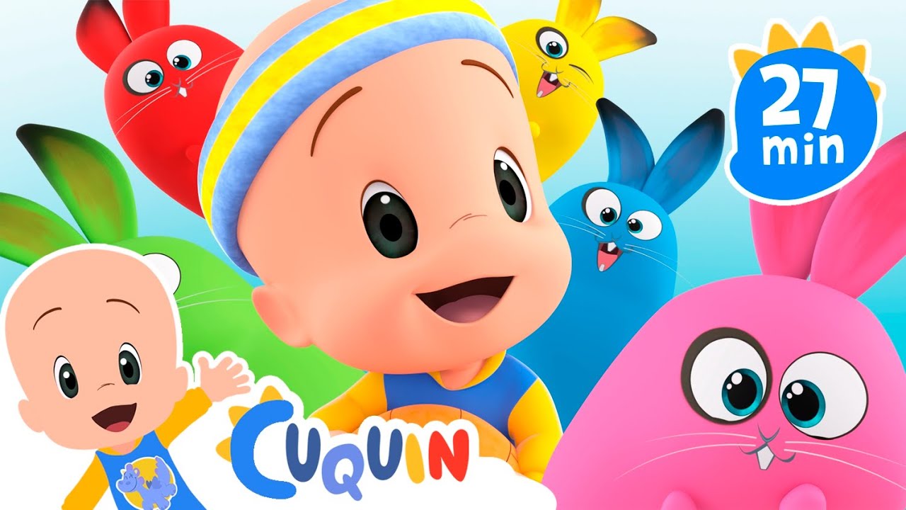 The amazing bunny race! 🐰🥕  learn with Cuquin! | videos & cartoons for babies | Educational Videos