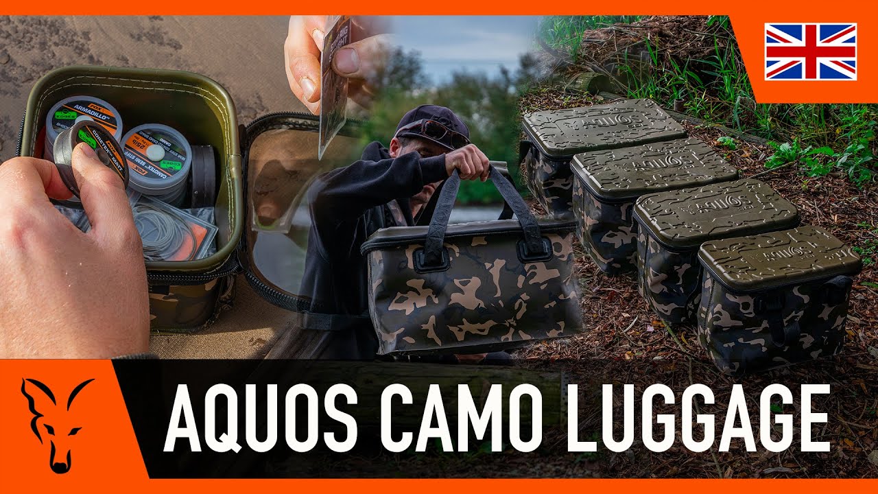 ***CARP FISHING TV*** AQUOS CAMO LUGGAGE