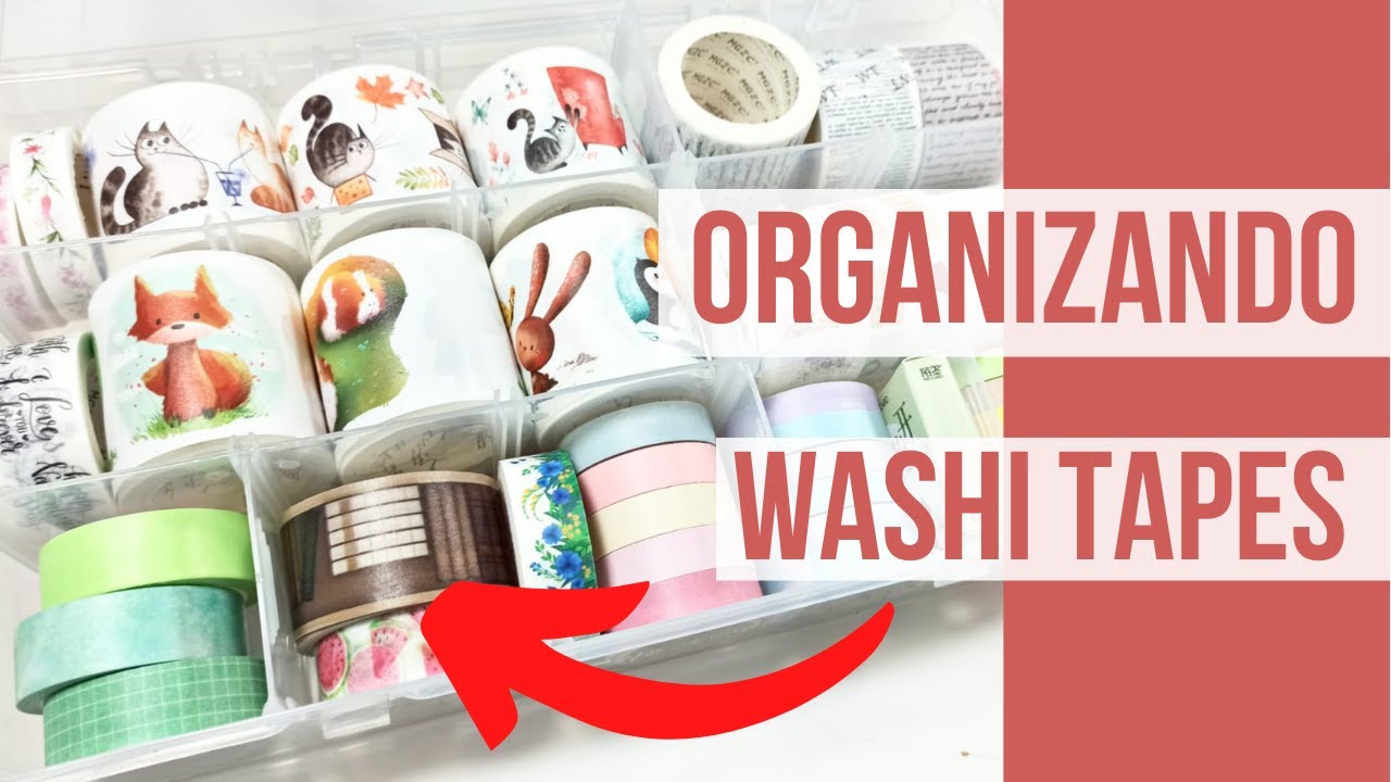 ⭐ Organizando mis Washi Tapes | No pensé que tenía tantos 😂