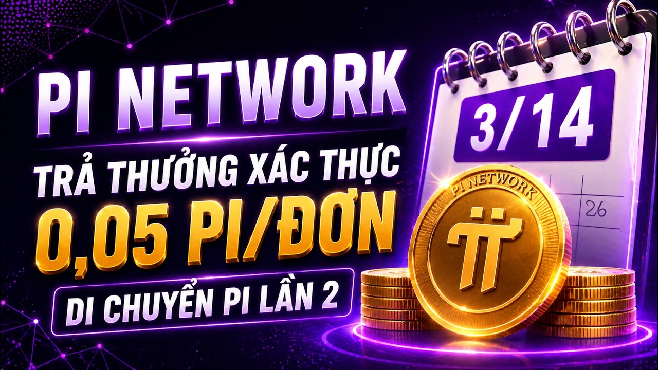 PI NETWORK TRẢ PI THƯỞNG X&Aacute;C THỰC KYC 0,05 PI/ĐƠN & DI CHUYỂN PI MAINNET LẦN 2