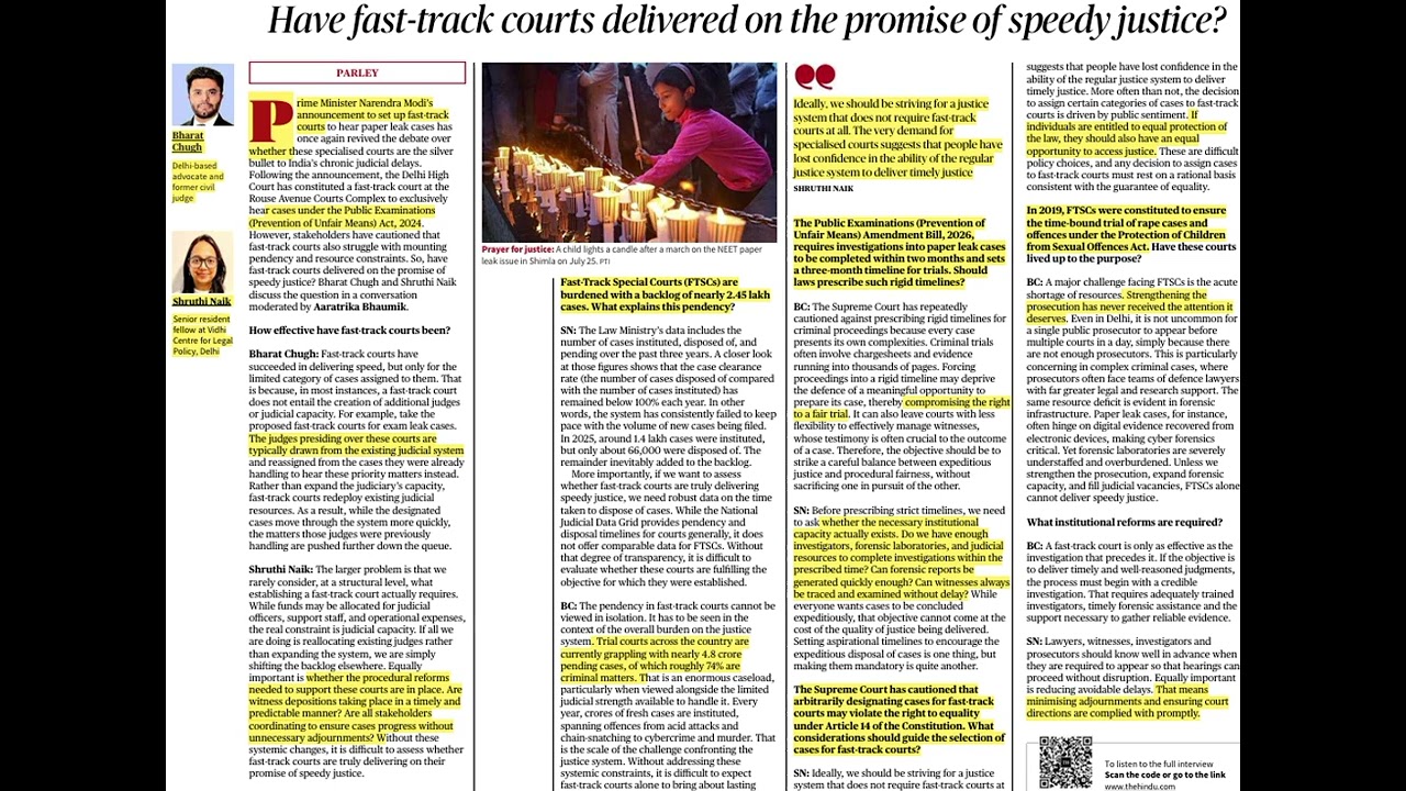 Fast-track courts in India: Are they actually delivering speedy justice? 🏛️