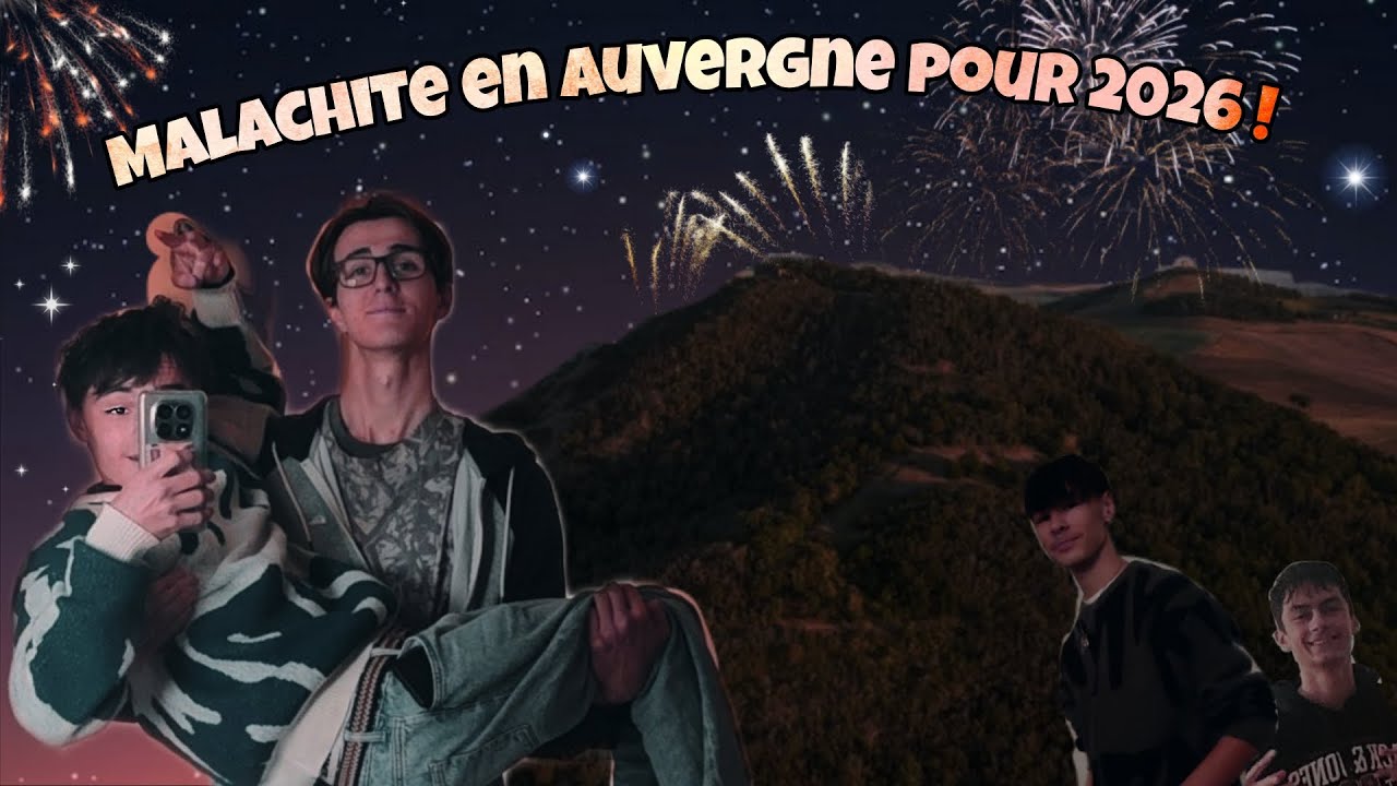 VLOG : Enzo d&eacute;barque en Auvergne pour 2026 ! 🎆