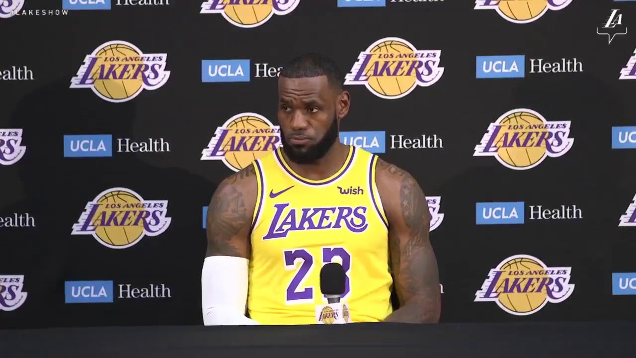LeBron James Full Press Conference - 2018 Lakers Media Day