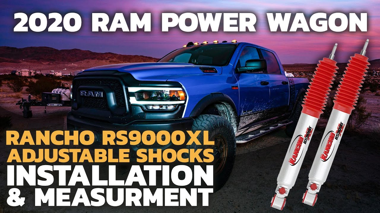 RAM Power Wagon - Rancho RS9000XL Shock Measuring and Install