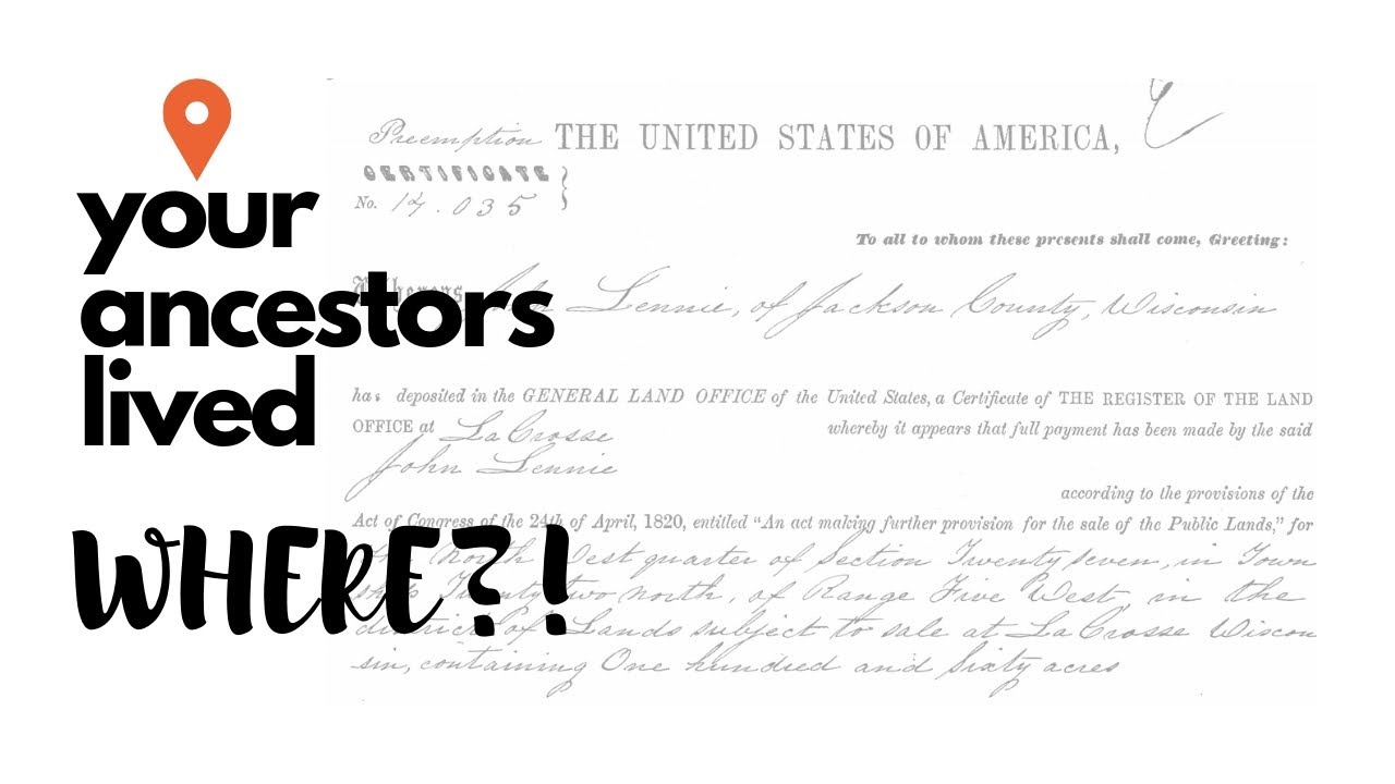 How to Find a Land Patent for Genealogy Research | Roam your Roots