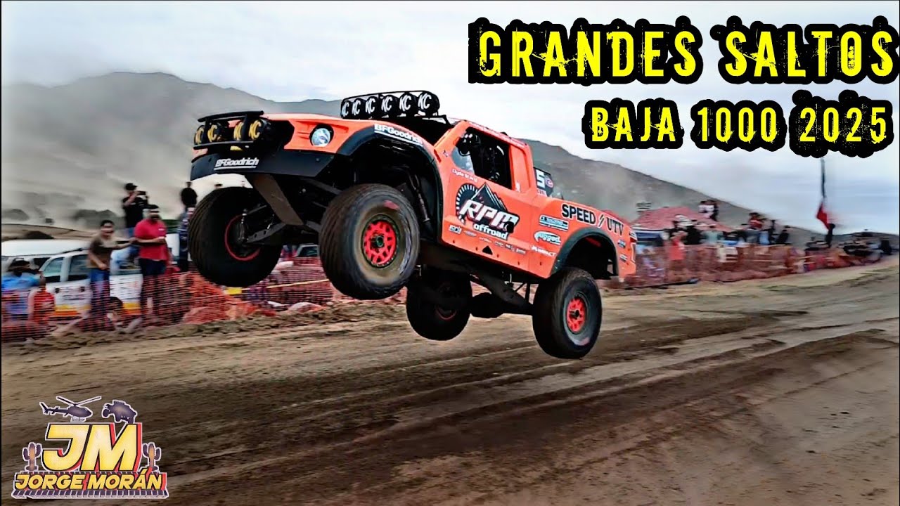 ENORMES SALTOS en la Baja 1000 2025 | Rancho Nelson | Parte 1