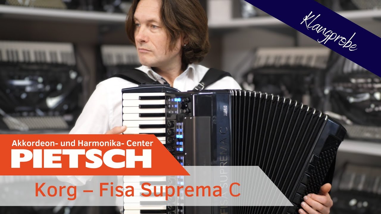 Digital Akkordeon - Korg Fisa Suprema C - Klangprobe - spontane Improvisation von 